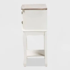 Amalie 2 Drawer Wood Nightstand White/Oak - Baxton Studio 11 Amalie 2 Drawer Wood Nightstand White/Oak - Baxton Studio -Baxton Studio Shop GUEST e11363a6 6ea2 4522 9ed5 dabff2fb9c4d
