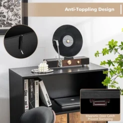 Tangkula 2-Door Kitchen Storage Bar Cabinet Buffet Sideboard W/ Wine Rack & Glass Holder 13 Tangkula 2-Door Kitchen Storage Bar Cabinet Buffet Sideboard W/ Wine Rack & Glass Holder -Baxton Studio Shop GUEST e17a0aeb 6c03 4d1f 9995 3d2e559e8347