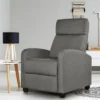 Yaheetech Fabric Upholstered Adjustable Recliner Chair With Pocket Spring For Living Room