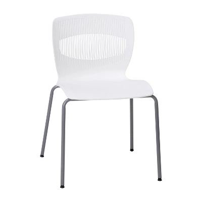 Flash Furniture HERCULES Series Commercial Grade 770 Lb. Capacity Ergonomic Stack Chair With Lumbar Support And Steel Frame 12 Flash Furniture HERCULES Series Commercial Grade 770 Lb. Capacity Ergonomic Stack Chair With Lumbar Support And Steel Frame - Image 12