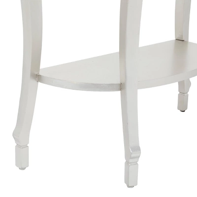 Set Of 2 Glam Fir Console Tables With Mirror White - Olivia & May 3 Set Of 2 Glam Fir Console Tables With Mirror White - Olivia & May - Image 3