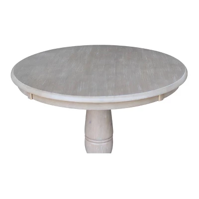 30" San Remo Round Top Pedestal Table With 2 Chairs Dining Sets - International Concepts 4 30" San Remo Round Top Pedestal Table With 2 Chairs Dining Sets - International Concepts - Image 4