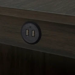 3pc Applecrest Counter Height Dining Set With USB Plug Walnut/Espresso - HOMES: Inside + Out -Baxton Studio Shop GUEST e2fea100 f790 4743 8cec 52247e6e6212