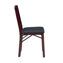 Set Of 2 Triena X Back Folding Chair Upholstered Seat Espresso - Linon -Baxton Studio Shop GUEST e329d1dc 182b 43f1 aee5 a7f1c63d8cdb