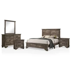 5pc Jacobia Rustic Bedroom Set Gray - HOMES: Inside + Out 17 5pc Jacobia Rustic Bedroom Set Gray - HOMES: Inside + Out -Baxton Studio Shop GUEST e3551572 6487 4c9b 9dd3 5713925f325a