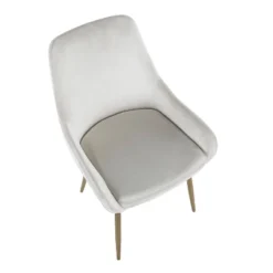 Set Of 2 Diana Contemporary Chairs Cream Velvet - LumiSource -Baxton Studio Shop GUEST e4b9cb81 889c 47ca abb9 db7379be9dfe