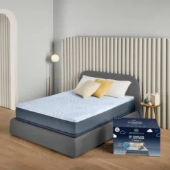 Serta Perfect Sleeper 10" Gel Memory Foam Cooling Mattress -Baxton Studio Shop GUEST e5011ef5 453a 4a06 99aa 78b3d2a4ab91