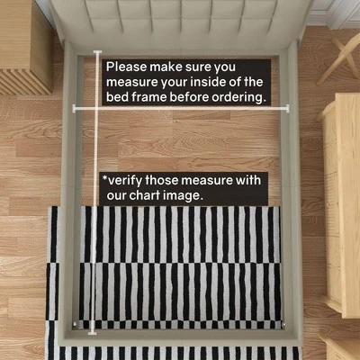 Continental Sleep, 0.75-Inch Standard Vertical Mattress Support Wooden Bunkie Board/Slats 2 Continental Sleep, 0.75-Inch Standard Vertical Mattress Support Wooden Bunkie Board/Slats - Image 2