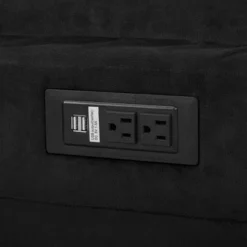 Finley Convertible Futon Sofa Bed Black - Serta -Baxton Studio Shop GUEST e5a9202a 6f1d 4b76 9ced 11d9fc275c3d