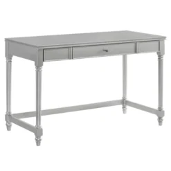 2pc Singger Writing Desk With Chair Gray - HOMES: Inside + Out -Baxton Studio Shop GUEST e5a9ee1a 927e 49ae 95d8 9c2dbe87d300