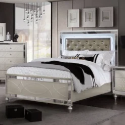 2pc La Mesa Bed And Chest Set Silver - HOMES: Inside + Out 14 2pc La Mesa Bed And Chest Set Silver - HOMES: Inside + Out -Baxton Studio Shop GUEST e5ae3f3e dc54 4393 97c0 d507d8c65e38