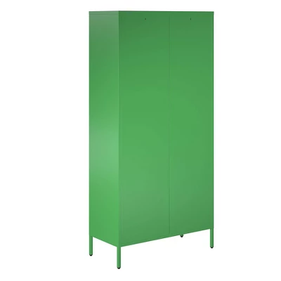 Channing Tall 2 Door Storage Cabinet Mesh Metal Locker - Novogratz 8 Channing Tall 2 Door Storage Cabinet Mesh Metal Locker - Novogratz - Image 8