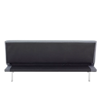 Sorenson Convertible Futon Sofa Bed Charcoal - Serta 7 Sorenson Convertible Futon Sofa Bed Charcoal - Serta - Image 7