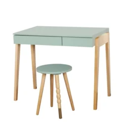 Alena Desk And Stool Set - Buylateral -Baxton Studio Shop GUEST e5fae71f dacc 4df1 bae6 0d4d9b4545bf