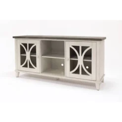 60" Bailey Tv Console For Tvs Up To 60" Distressed White - Martin Furniture
