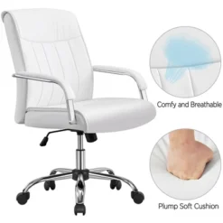 Yaheetech Office Chair Big And Tall Desk Chair Padded Armrests 13 Yaheetech Office Chair Big And Tall Desk Chair Padded Armrests -Baxton Studio Shop GUEST e6eb0629 d295 450a 9056 4e22ce09d07c