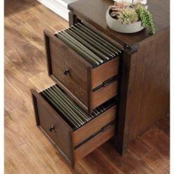 2 Drawers Baton Rouge File Cabinet - OSP Home Furnishings -Baxton Studio Shop GUEST e702e016 53c7 4906 b489 d6e4061be6b1