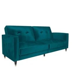 Eliza Pin Tufted Futon - Room & Joy -Baxton Studio Shop GUEST e76c7a99 d347 4be8 8eab cacb46519732