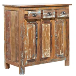 Rustic Wood Cabinet Chestnut Brown - Olivia & May -Baxton Studio Shop GUEST e778f0f2 5afe 4df6 acab 6ba019b3a1c6