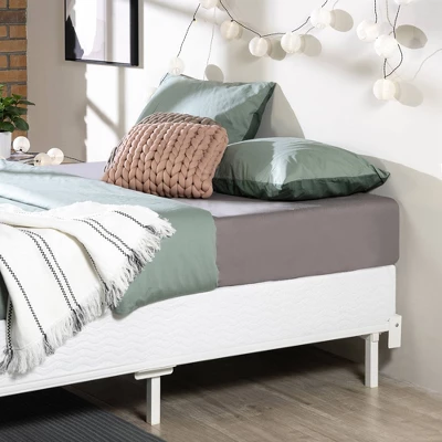 7" Metal Smart BoxSpring Mattress Base With Quick Assembly Purple - Zinus 4 7" Metal Smart BoxSpring Mattress Base With Quick Assembly Purple - Zinus - Image 4