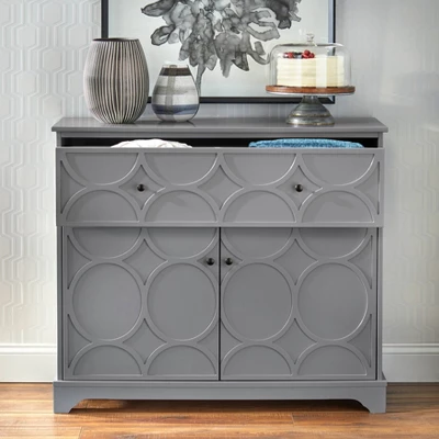 Dawson Circle Front Buffet Cabinet Charcoal Gray - Buylateral 3 Dawson Circle Front Buffet Cabinet Charcoal Gray - Buylateral - Image 3