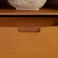 Cara 3 Drawer Mid-Century Modern 3 Drawer TV Stand For TVs Up To 80" - Saracina Home -Baxton Studio Shop GUEST e7b4bc5b d927 4b22 b708 78a05079bde7