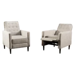 Set Of 2 Mervynn Mid-Century Recliner - Christopher Knight Home 27 Set Of 2 Mervynn Mid-Century Recliner - Christopher Knight Home -Baxton Studio Shop GUEST e86fdbe9 c0d6 4877 b504 1ea5a5b059ac