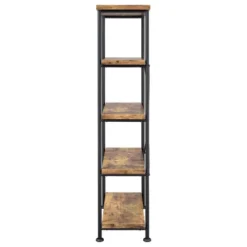 Analiese 4 Shelf Bookcase - Coaster -Baxton Studio Shop GUEST e8c0fce0 b6a9 41d3 bd98 a4a541c587ef