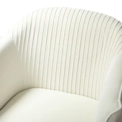 Velvet Barrel Chair With Goden Base Contemporary And Classic Velvet Accent Chair For Living Room | Karat Home -Baxton Studio Shop GUEST e8d0e1b9 3a2d 451b ac4e d81495126bc1