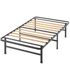 14" SmartBase Essential Mattress Foundation Bed With Bamboo Slats Black - Zinus -Baxton Studio Shop GUEST e8ddfc05 1256 43d7 a819 5c4a9de8e3c2