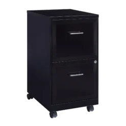 Space Solutions 18" Deep 2 Drawer Mobile Letter Width Vertical File Cabinet -Baxton Studio Shop GUEST e9b46f70 b8e2 4081 a43f c6a5c9b348db