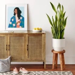 Warwick 3 Door Accent TV Stand For TVs Up To 59" - Threshold™ -Baxton Studio Shop GUEST ea88b6bc 17c7 4281 a8b3 535458dfbba6