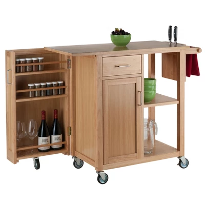 Douglas Kitchen Cart Natural - Winsome 12 Douglas Kitchen Cart Natural - Winsome - Image 12