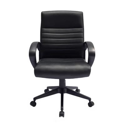 Ribbed Back Task Chair Black - Boss Office Products 1 Ribbed Back Task Chair Black - Boss Office Products