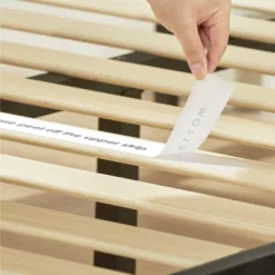 6" Modernista Low Profile Metal Platform Bed Frame Black - Mellow -Baxton Studio Shop GUEST ece4ab7e 10d7 44ee a767 b637f4017995