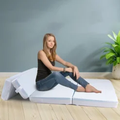 Cheer Collection 6" Memory Foam Folding Mattress -Baxton Studio Shop GUEST edef8179 8ef7 4e5f 9d55 6ea72590c78d