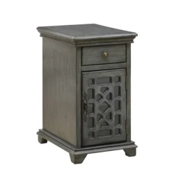 Enson 1 Drawer 1 Door Chairside Cabinet - Treasure Trove Accents -Baxton Studio Shop GUEST ee64fbe8 90d8 4350 8ab7 802a91a62172