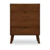 Reid 4 Drawer Chest Walnut - Linon