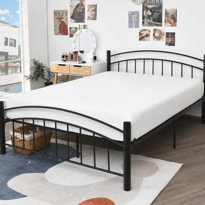 Costway FullTwinQueenKing Size 8'' Foam Mattress Jacquard Medium Firm Bed-in-a-Box Bed Room W/Removable Cover 1 Costway FullTwinQueenKing Size 8'' Foam Mattress Jacquard Medium Firm Bed-in-a-Box Bed Room W/Removable Cover