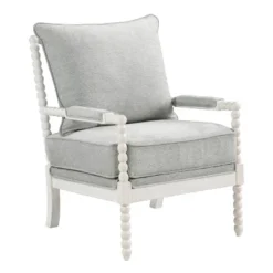 Kaylee Spindle Chair - OSP Home Furnishings -Baxton Studio Shop GUEST ef361ff9 277d 4037 8aa2 1f42f64116cb