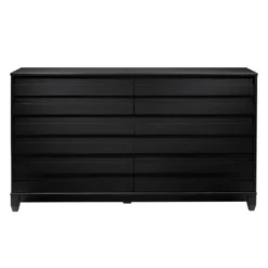 Ilya Solid Wood Modern Panel Front 6 Drawer Dresser - Saracina Home 20 Ilya Solid Wood Modern Panel Front 6 Drawer Dresser - Saracina Home -Baxton Studio Shop GUEST ef41feaf 4e19 4fb5 8811 632636980ad5