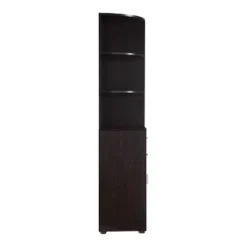 70.75" Julisse 3 Shelf Corner Bookcase - MiBasics -Baxton Studio Shop GUEST f0134415 e29b 49cb 98eb 5977241712cb
