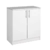 Elite 16" Deep Home Storage Base Cabinet With Melamine Countertop - Prepac