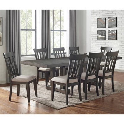 9pc Napa Dining Set Dusky Cedar - Steve Silver Co. 1 9pc Napa Dining Set Dusky Cedar - Steve Silver Co.