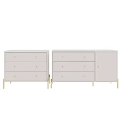 Set Of 2 Jasper 3 Sideboard Drawer Dresser And 3 Classic Drawer Dresser - Manhattan Comfort 28 Set Of 2 Jasper 3 Sideboard Drawer Dresser And 3 Classic Drawer Dresser - Manhattan Comfort -Baxton Studio Shop GUEST f20355b7 6826 4a27 8b5e 1c69fe6e0a52