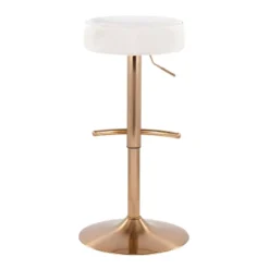 Velvet Dot Height Adjustable Barstool - LumiSource -Baxton Studio Shop GUEST f4063eb9 974a 43ec 88f3 226e0438e5d7