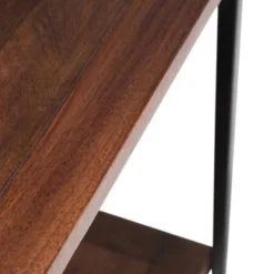 54" Rhonda Console Sofa Table Dark Cognac Brown - WyndenHall -Baxton Studio Shop GUEST f459784c 97f1 49a5 bbfb 74e27dbfffdc