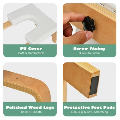 Costway Yoga Headstand Bench Thick Pad For Workout Relieve Fatigue Body Building 1 Costway Yoga Headstand Bench Thick Pad For Workout Relieve Fatigue Body Building