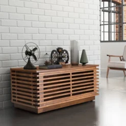 Mid-Century Modern Narrow TV Stand For TVs Up To 35.3" Walnut - ZM Home 11 Mid-Century Modern Narrow TV Stand For TVs Up To 35.3" Walnut - ZM Home -Baxton Studio Shop GUEST f5a8d441 13bb 425a 8d45 7851db3e2b1d