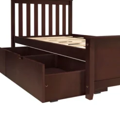 Max & Lily Twin-Size Platform Bed With Underbed Storage Drawers -Baxton Studio Shop GUEST f5dcca13 d6b1 4378 babd 0a3a88b43d6e